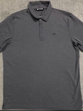 Men's Travis Mathew Gray Polo Shirt Classic Short Sleeve, XXL Fits Like XL, NWT